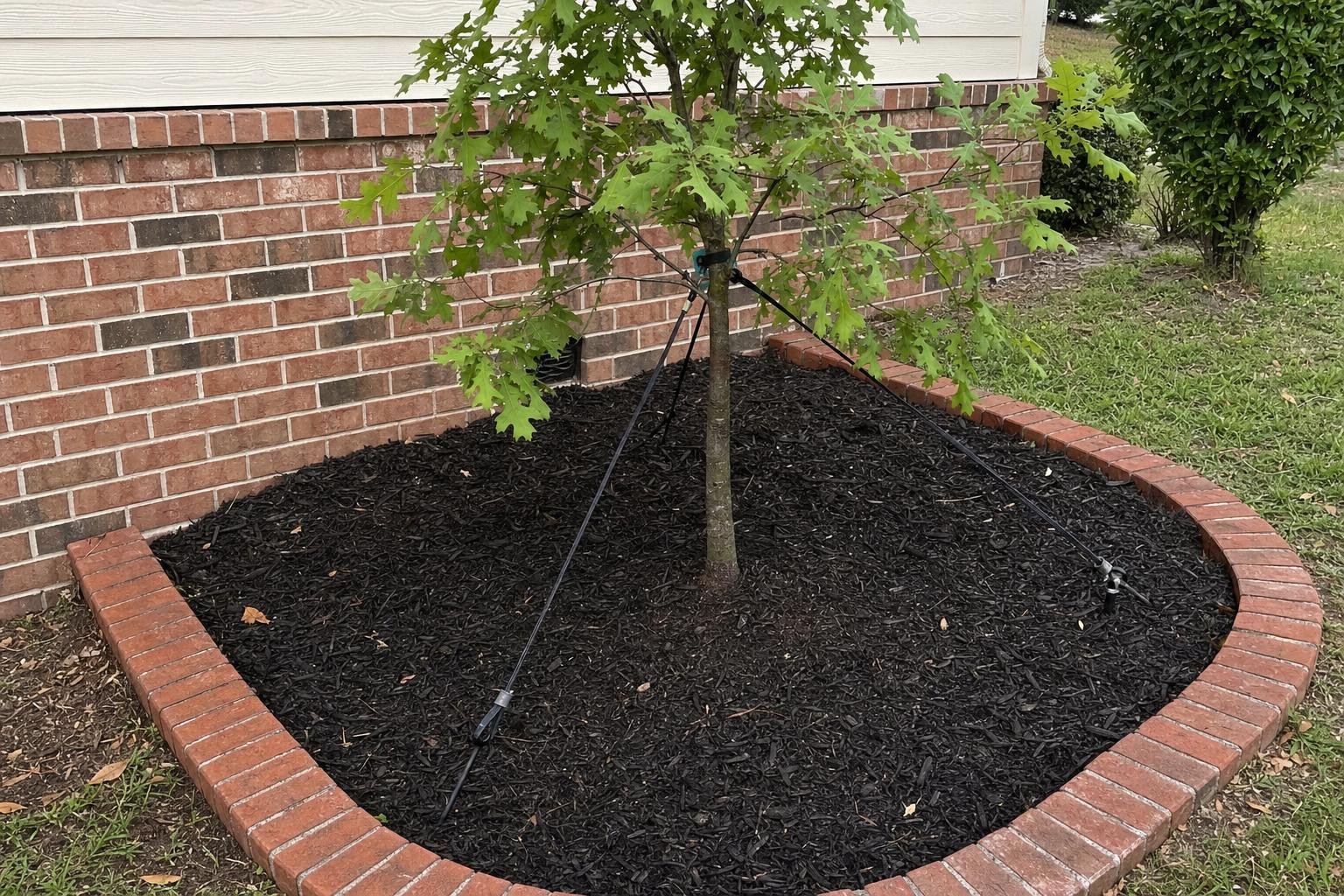 Illustration of tree planting